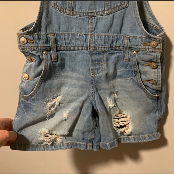 I.e.i. Distressed Shorts Overall - Picture 3 of 5
